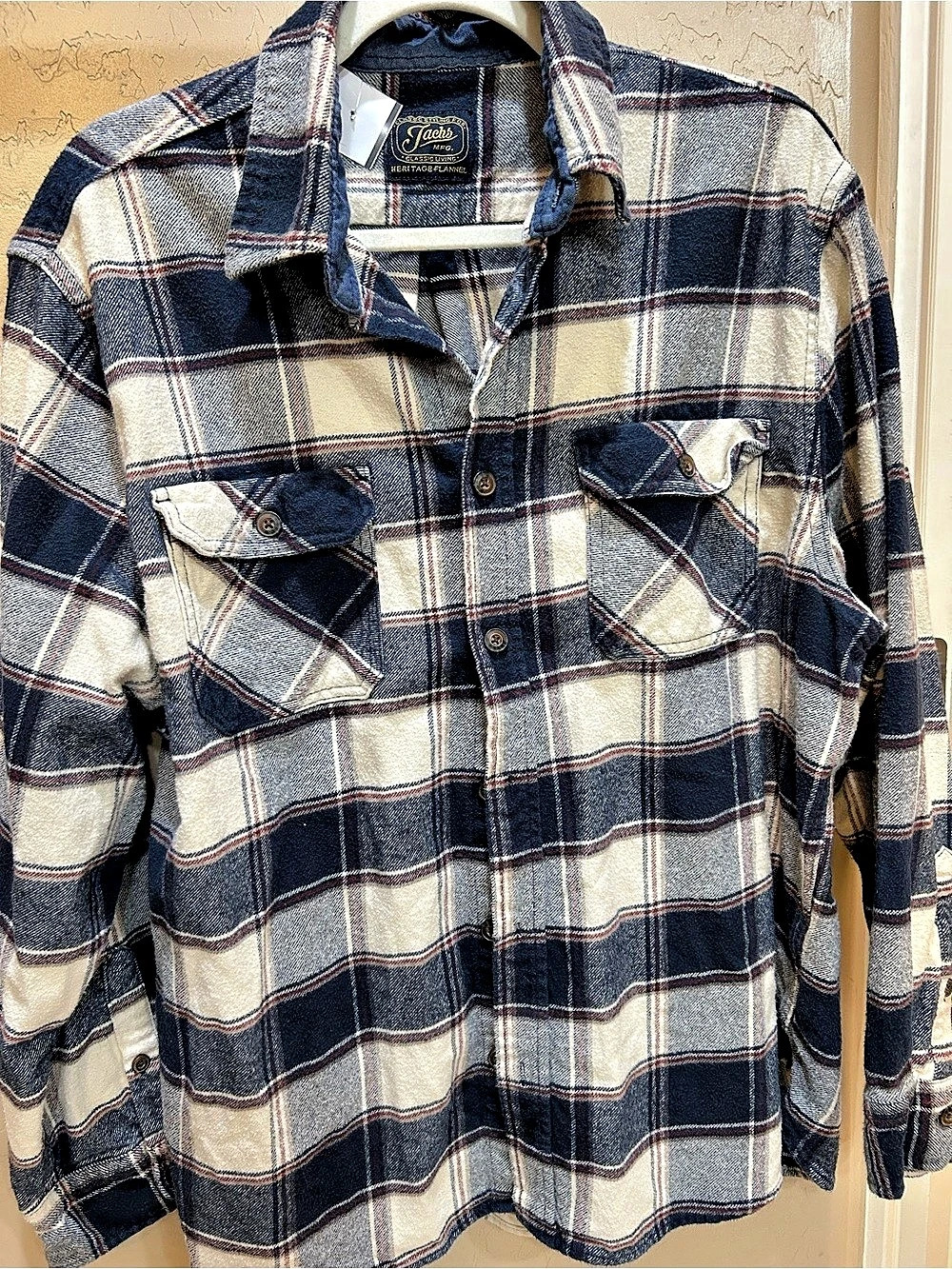 Jachs Men's Plaid Flannel Shirt